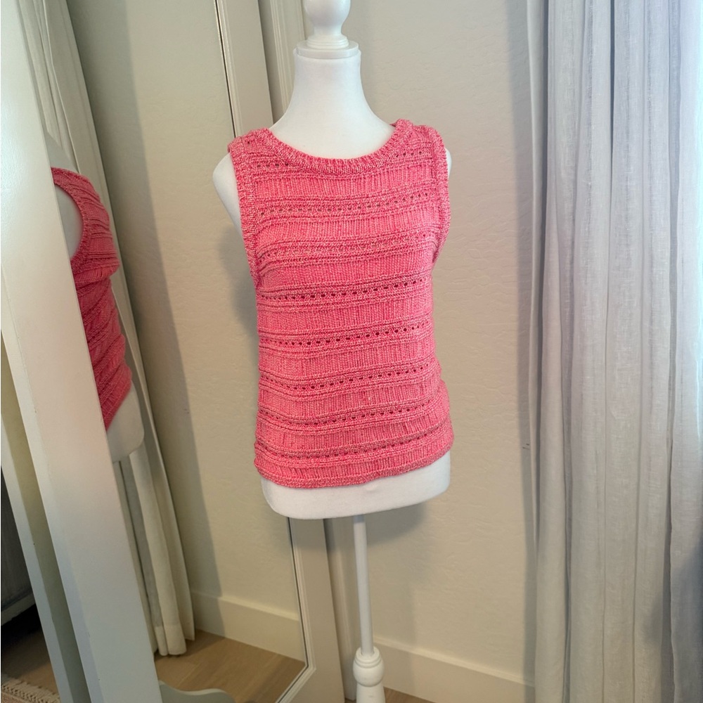 Dolan Pink Knit Tank Top